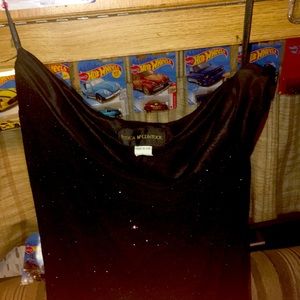 Jessica Mclintock Black sparkling cocktail dress size L